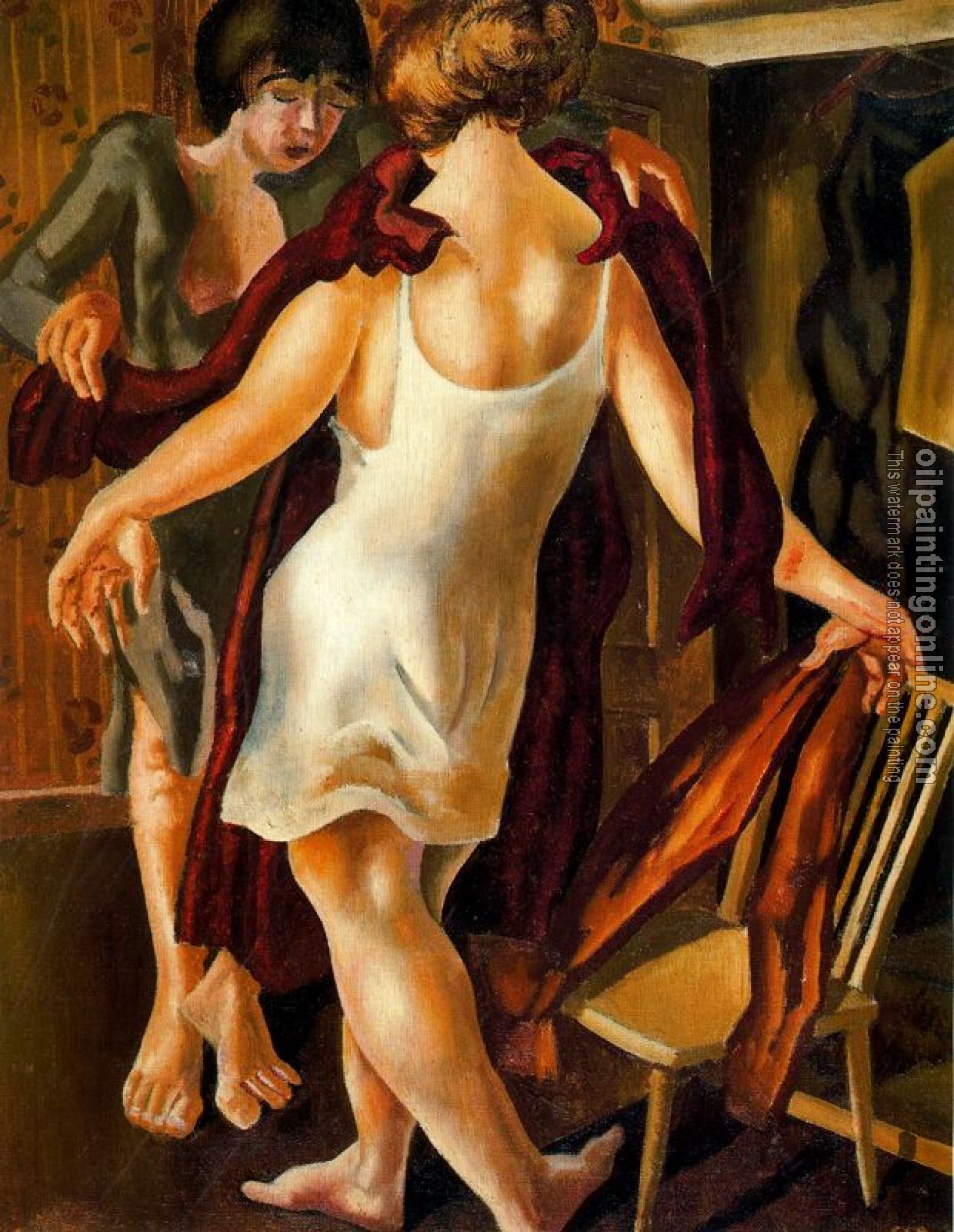 Stanley Spencer - Choosing a Dress